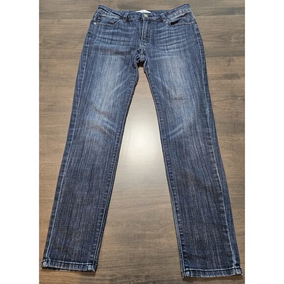 Kancan Mid Rise Skinny Stretch Jeans Women's Size 11/29 Blue - Picture 1 of 10